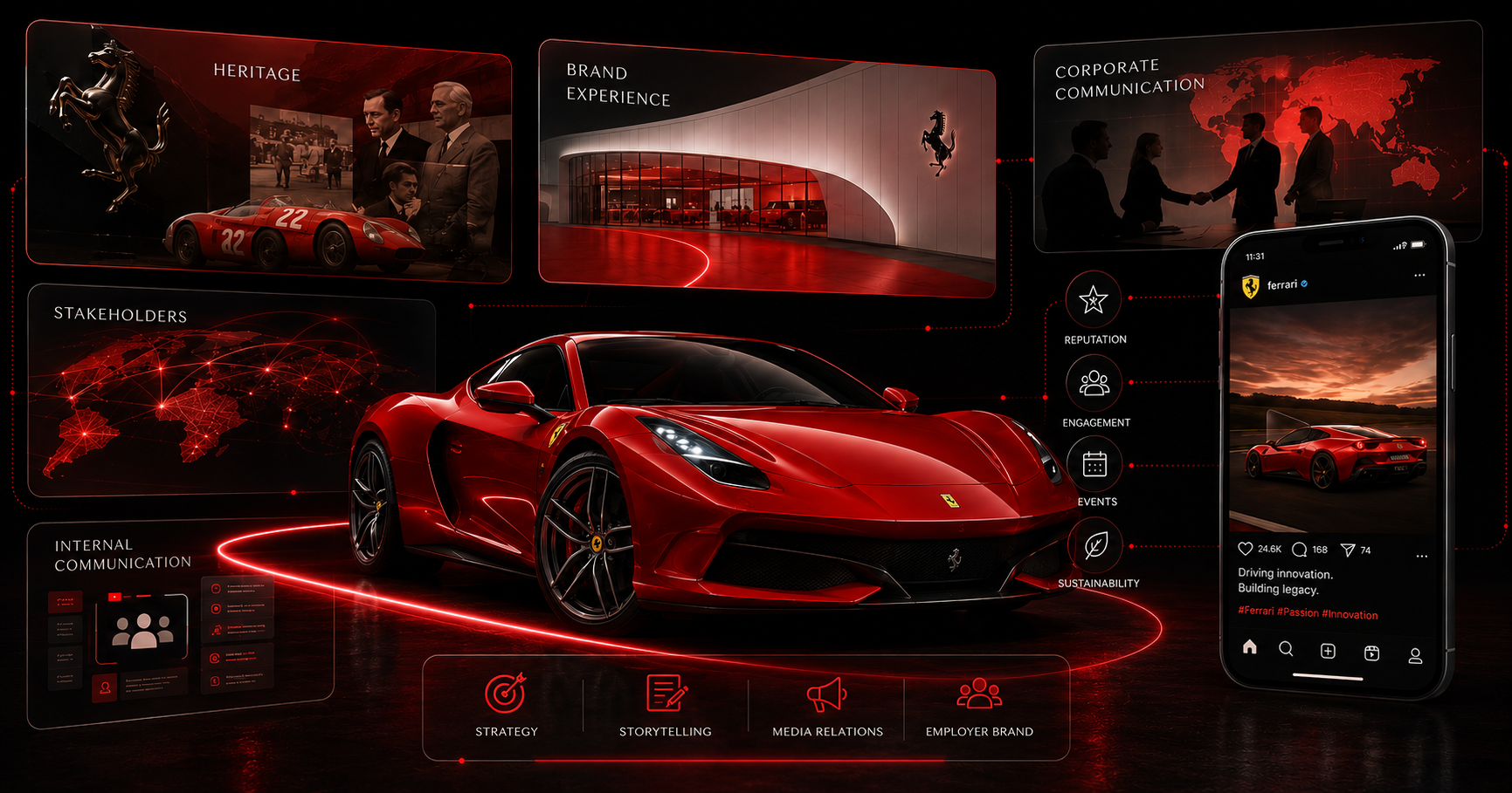 Ferrari — corporate communication